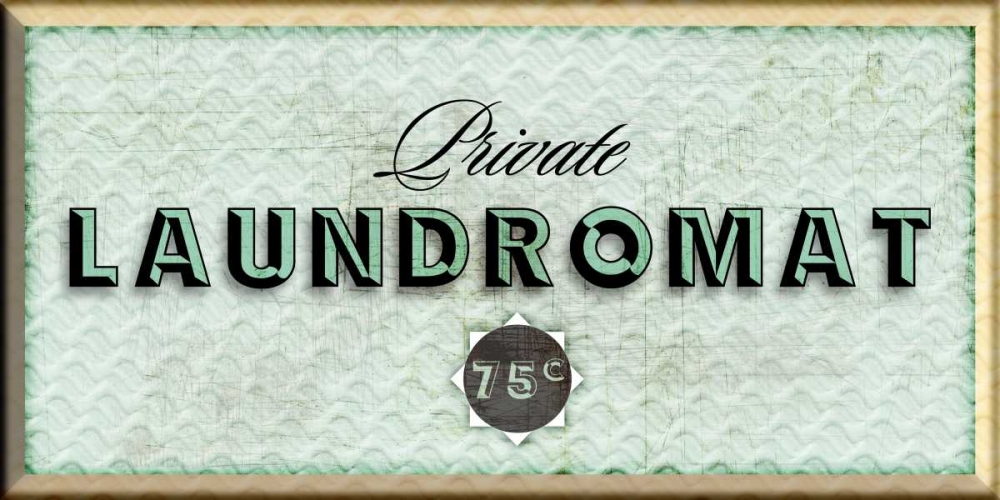 Private Laundromat art print by PI Studio for $57.95 CAD