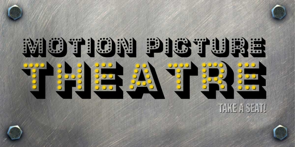 Motion Picture Theatre art print by PI Studio for $57.95 CAD