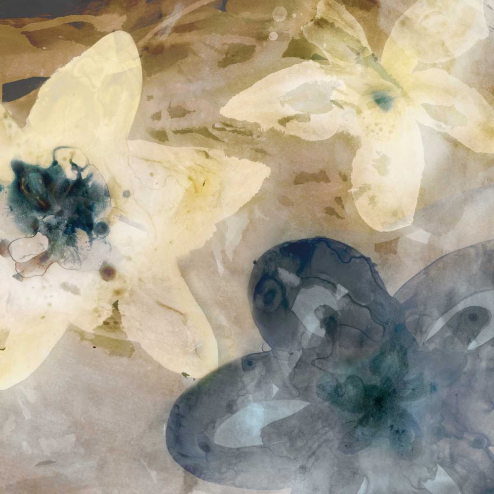 Ink Drip Floral I art print by PI Studio for $57.95 CAD