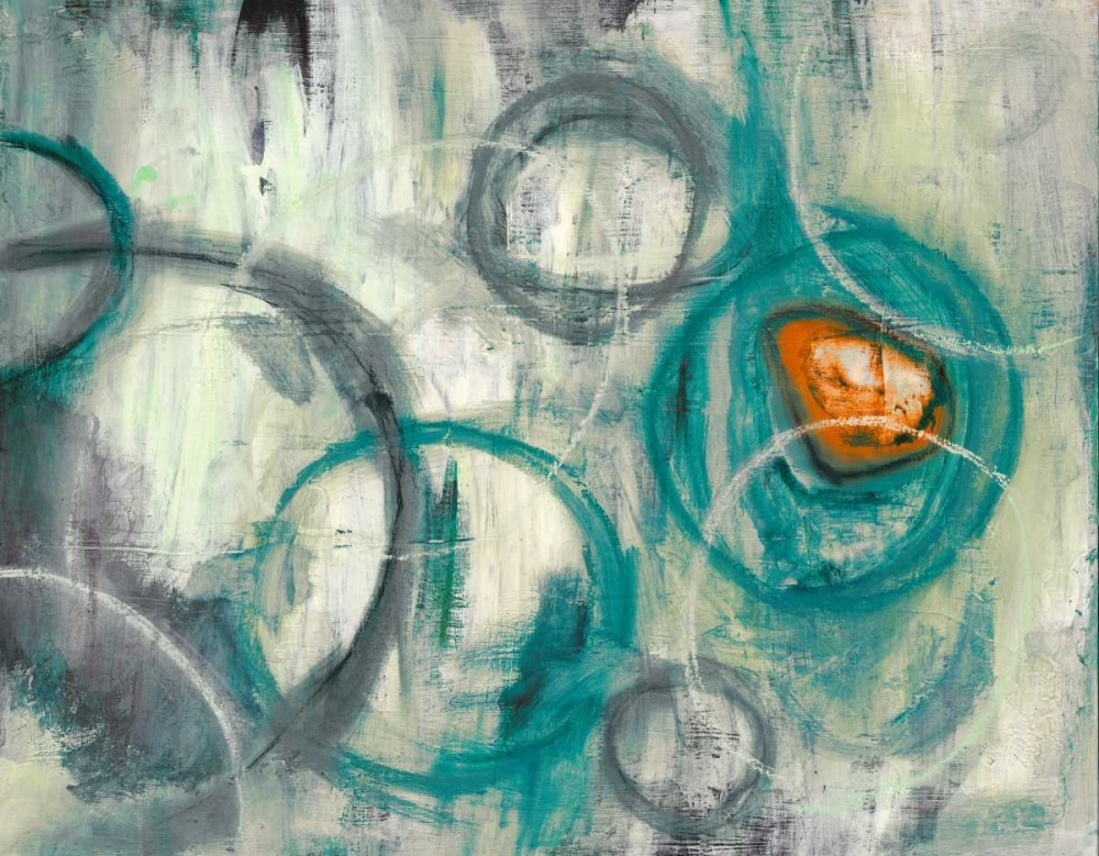 Auspicious Teal art print by PI Studio for $57.95 CAD