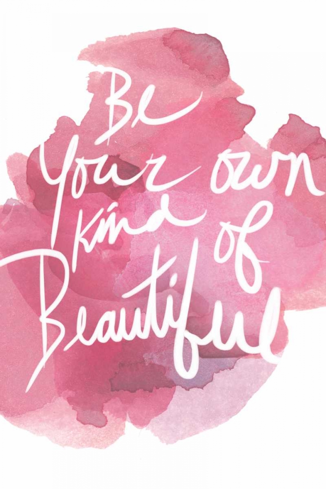 Watercolour Pink Type IV art print by PI Studio for $57.95 CAD