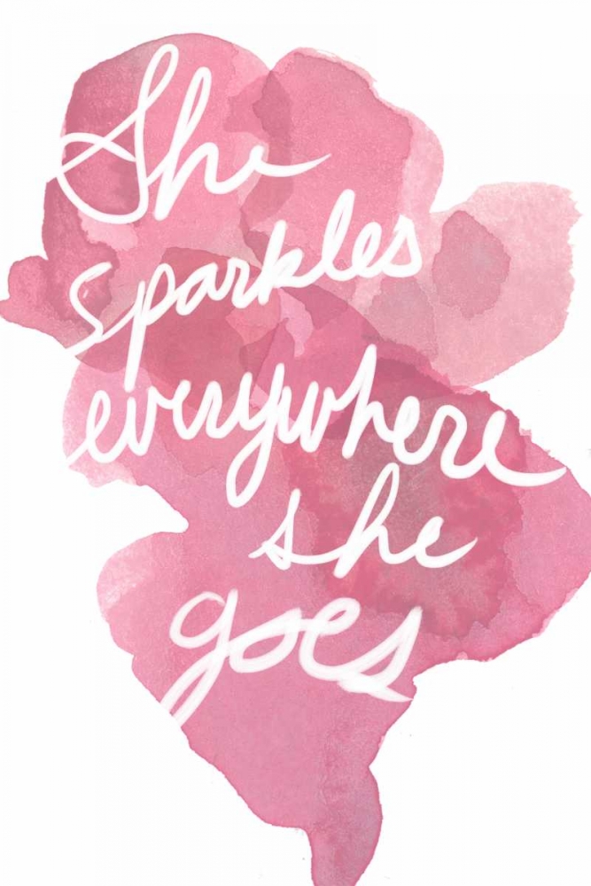 Watercolour Pink Type V art print by PI Studio for $57.95 CAD