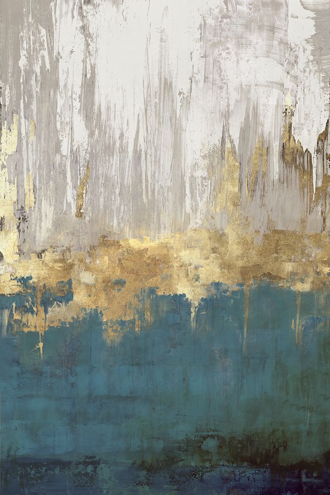 Golden Blue Horizons art print by PI Studio for $57.95 CAD