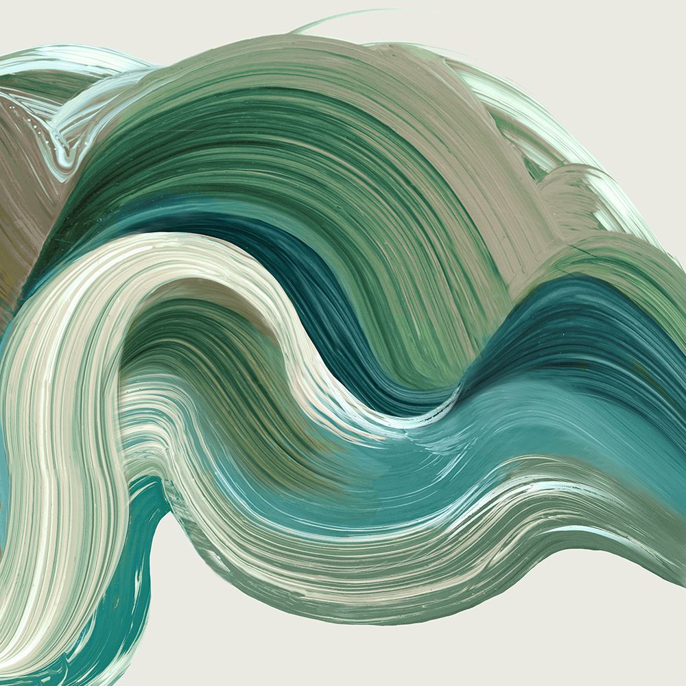 Green Jewel Bursh Strokes II art print by PI Studio for $57.95 CAD