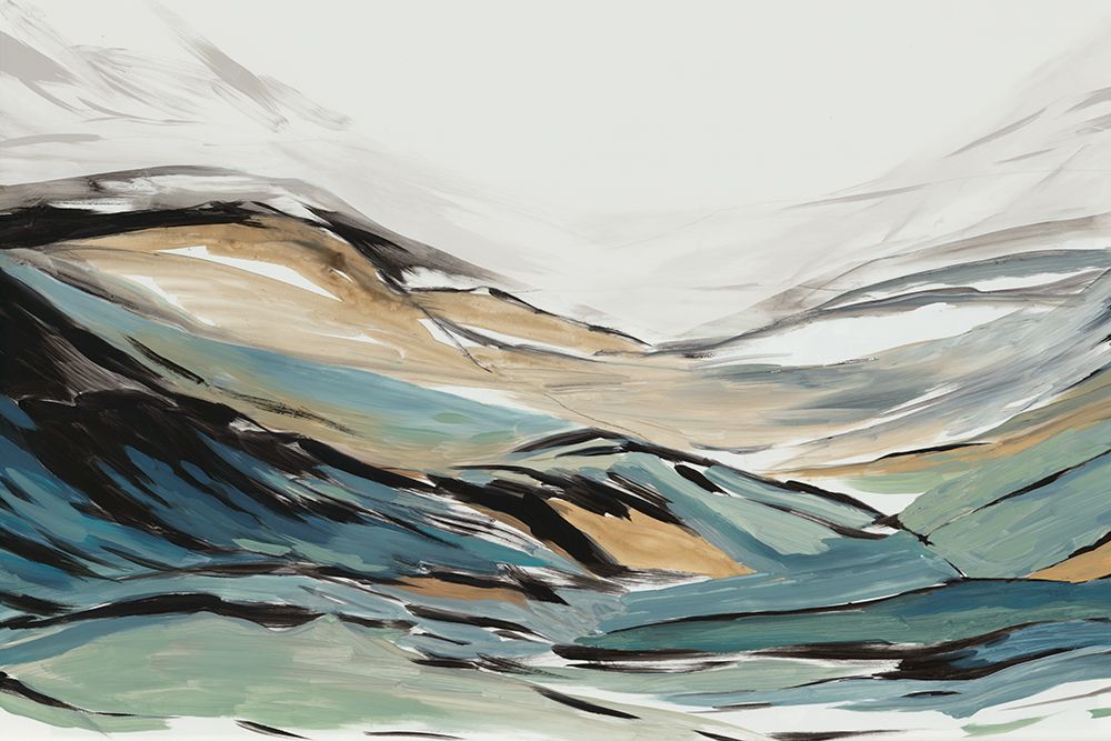Outlined Hills art print by PI Studio for $57.95 CAD