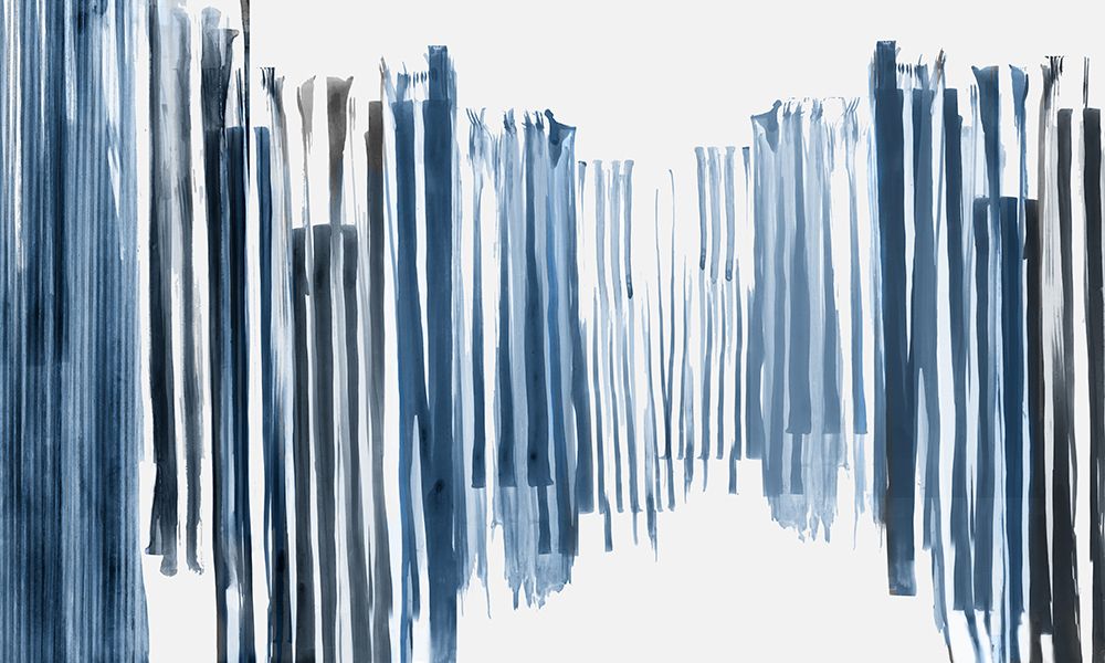 Blue Lines I art print by Alex Black for $57.95 CAD