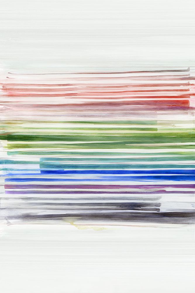 Colorful Bands II art print by Jacob Q for $57.95 CAD