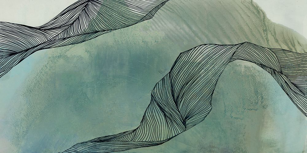 Aqua Tide art print by PI Studio for $57.95 CAD