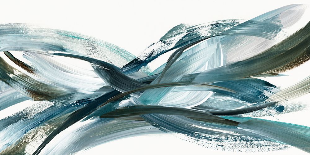 Cobalt Whirl art print by PI Studio for $57.95 CAD