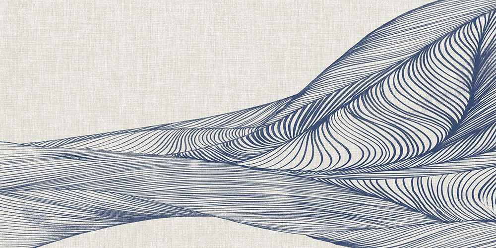 Woven Blue Ripples art print by PI Studio for $57.95 CAD