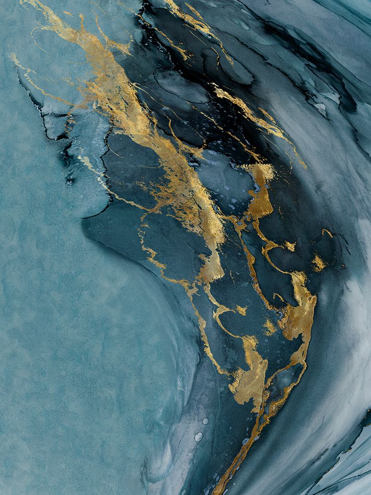 Swirling in Blue art print by PI Studio for $57.95 CAD