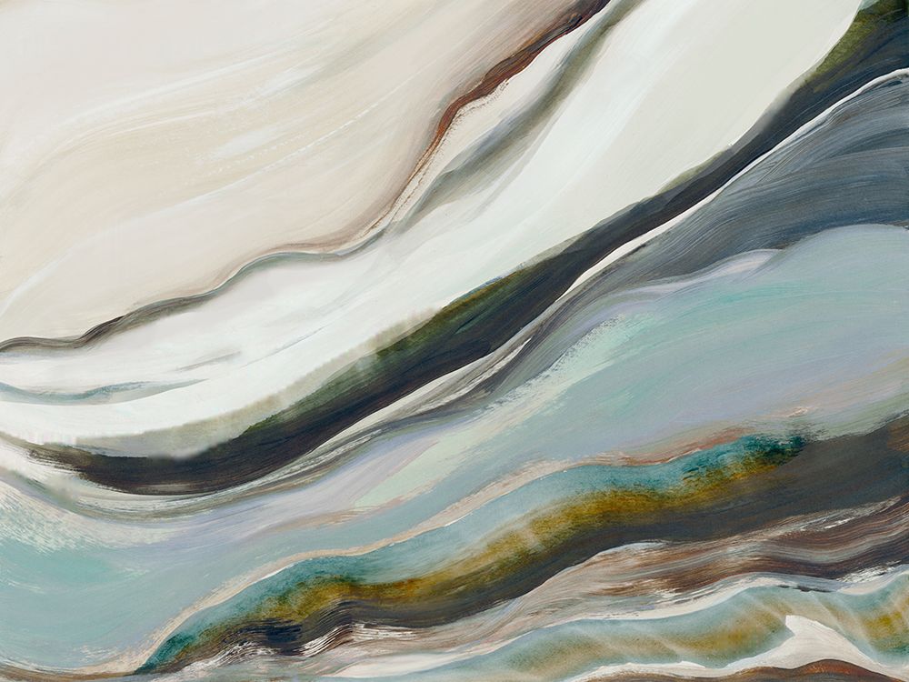 Shoreline Blue art print by PI Studio for $57.95 CAD