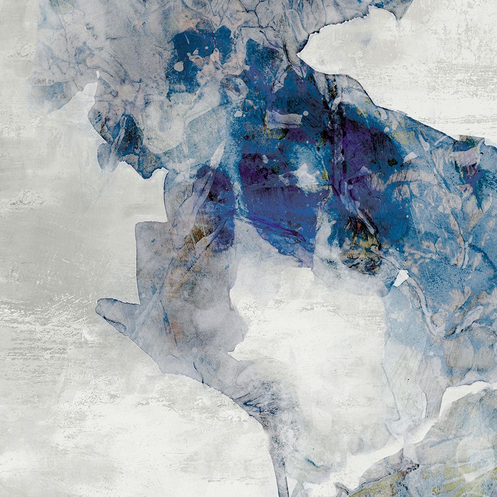 Azure Swirl I art print by PI Studio for $57.95 CAD