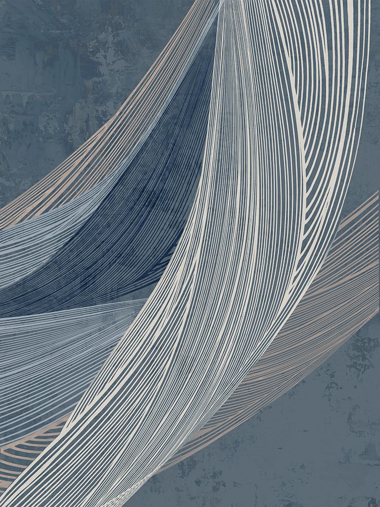 Indigo Threads I art print by PI Studio for $57.95 CAD