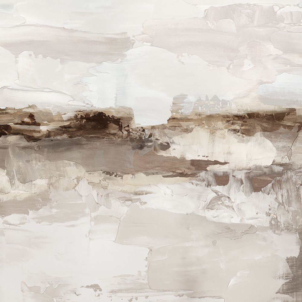 Muted Horizon in Textured Neutrals art print by PI Studio for $57.95 CAD