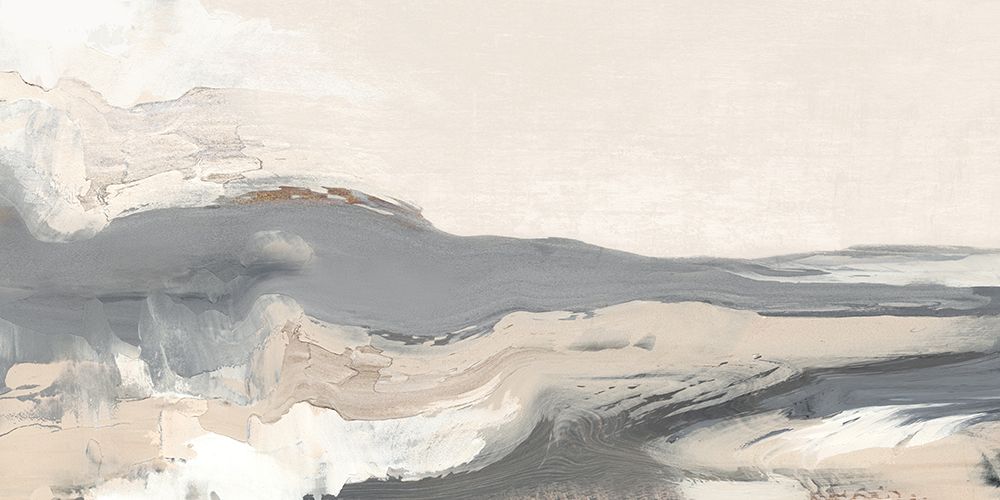 Muted Waves Over Calm Shore art print by PI Studio for $57.95 CAD