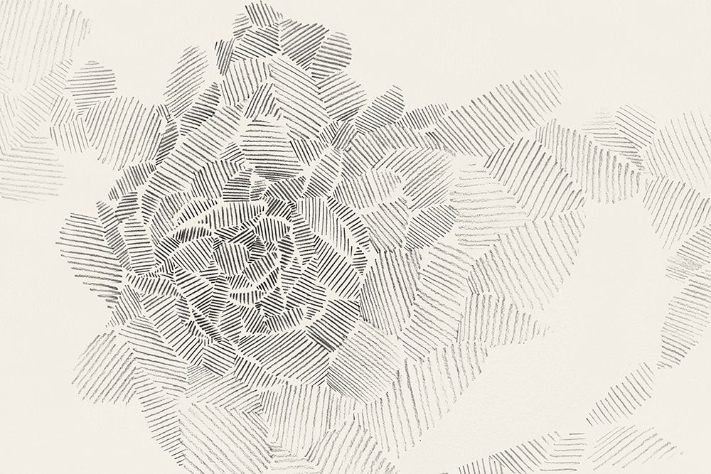Monochrome Bloom I art print by PI Studio for $57.95 CAD