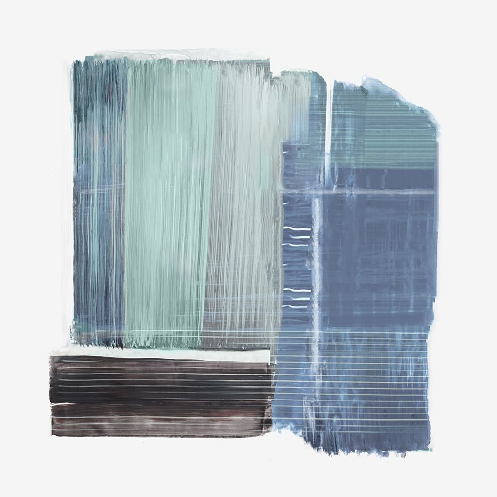 Brushwork in Calm Tones II art print by PI Studio for $57.95 CAD