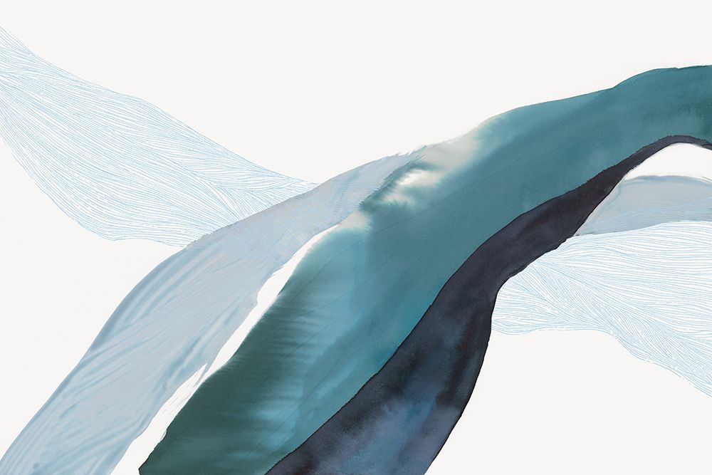 Flowing Currents of Blue Harmony art print by PI Studio for $57.95 CAD
