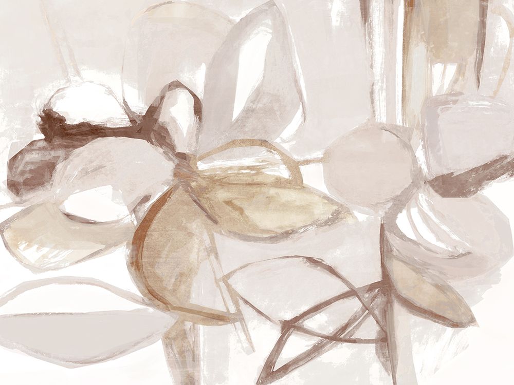 Abstract Floral in Soft Tones art print by PI Studio for $57.95 CAD