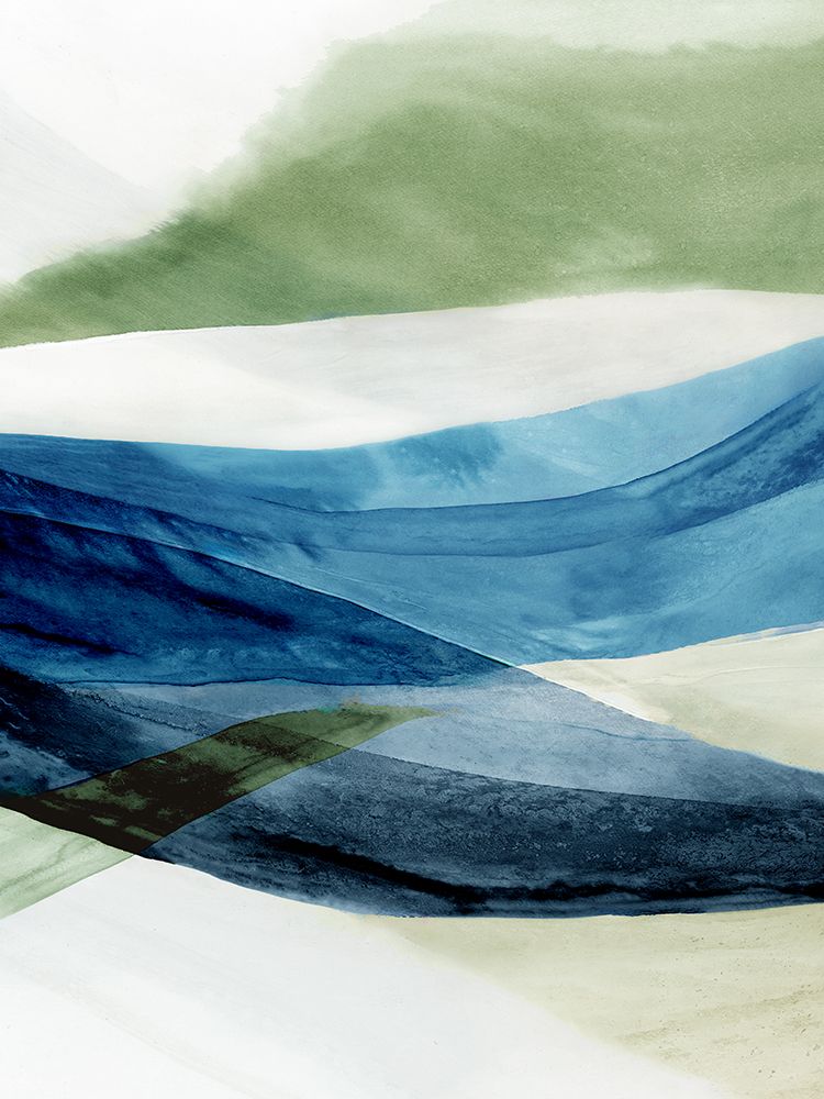 Waves of Blue and Green art print by PI Studio for $57.95 CAD