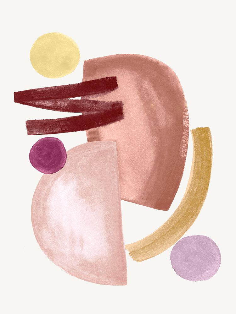 Terracotta Strokes I art print by PI Studio for $57.95 CAD