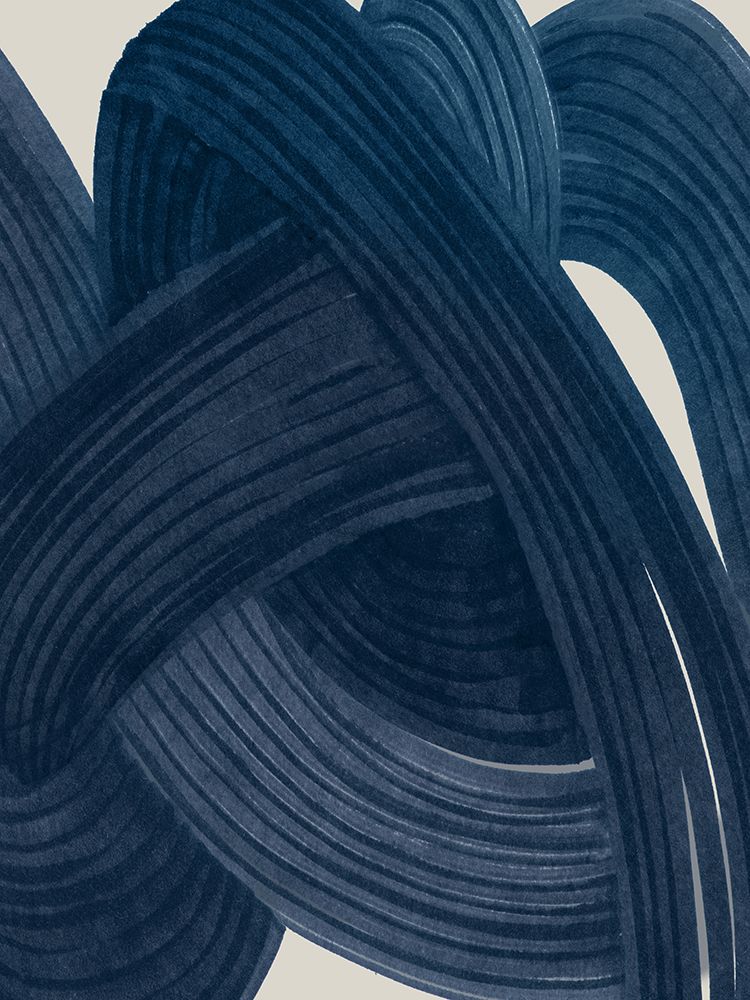 Tangle in Indigo I art print by PI Studio for $57.95 CAD