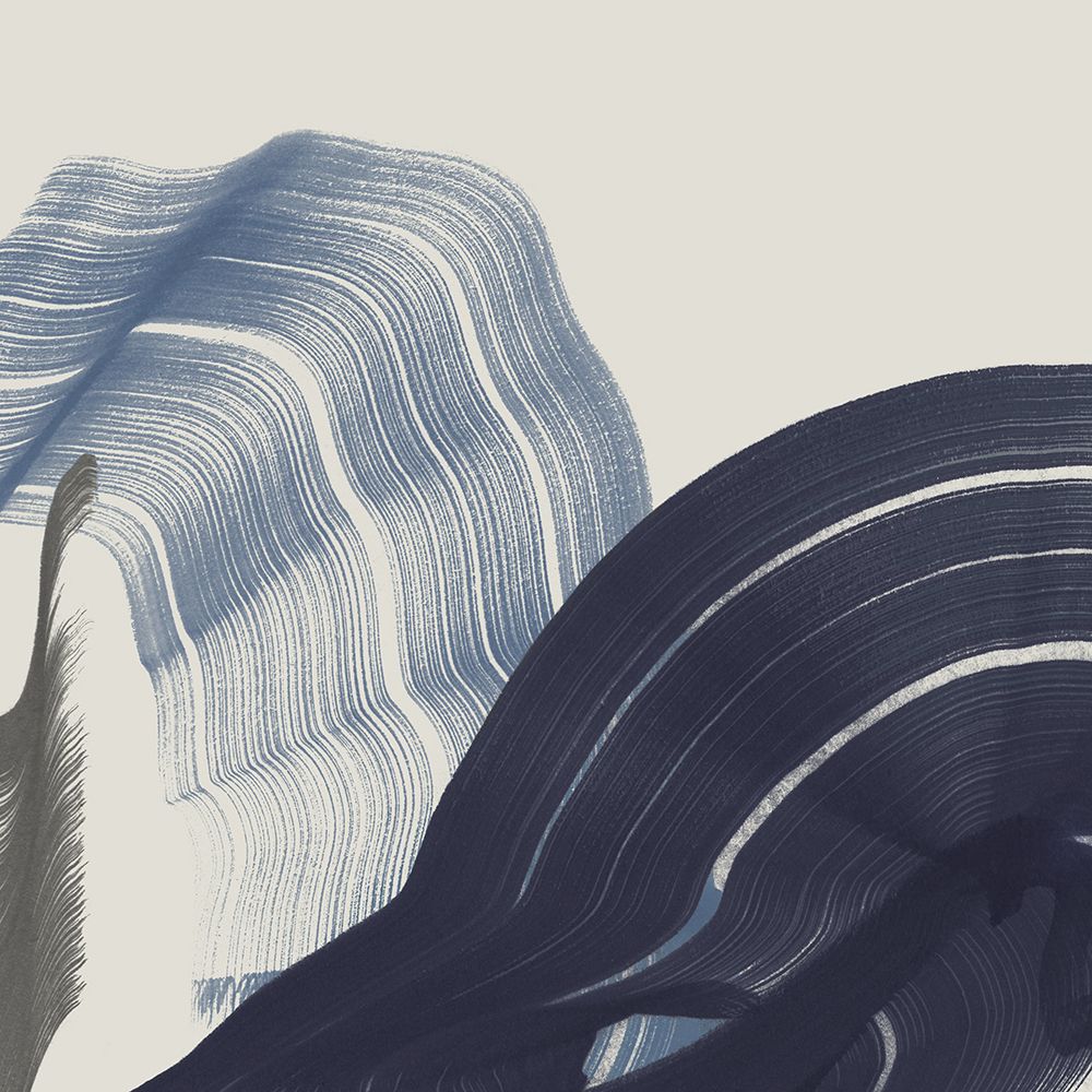 Blue Velvet Stroke I art print by PI Studio for $57.95 CAD