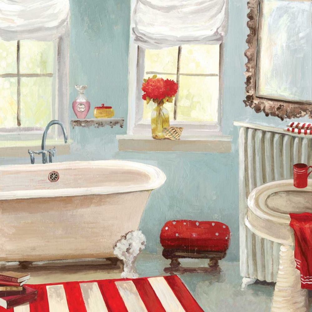 Tranquil Bath II - Mini art print by Allison Pearce for $57.95 CAD