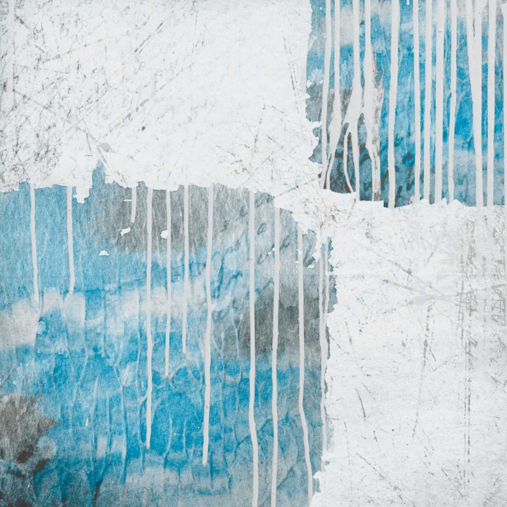 Blue Drips art print by PI Galerie for $57.95 CAD