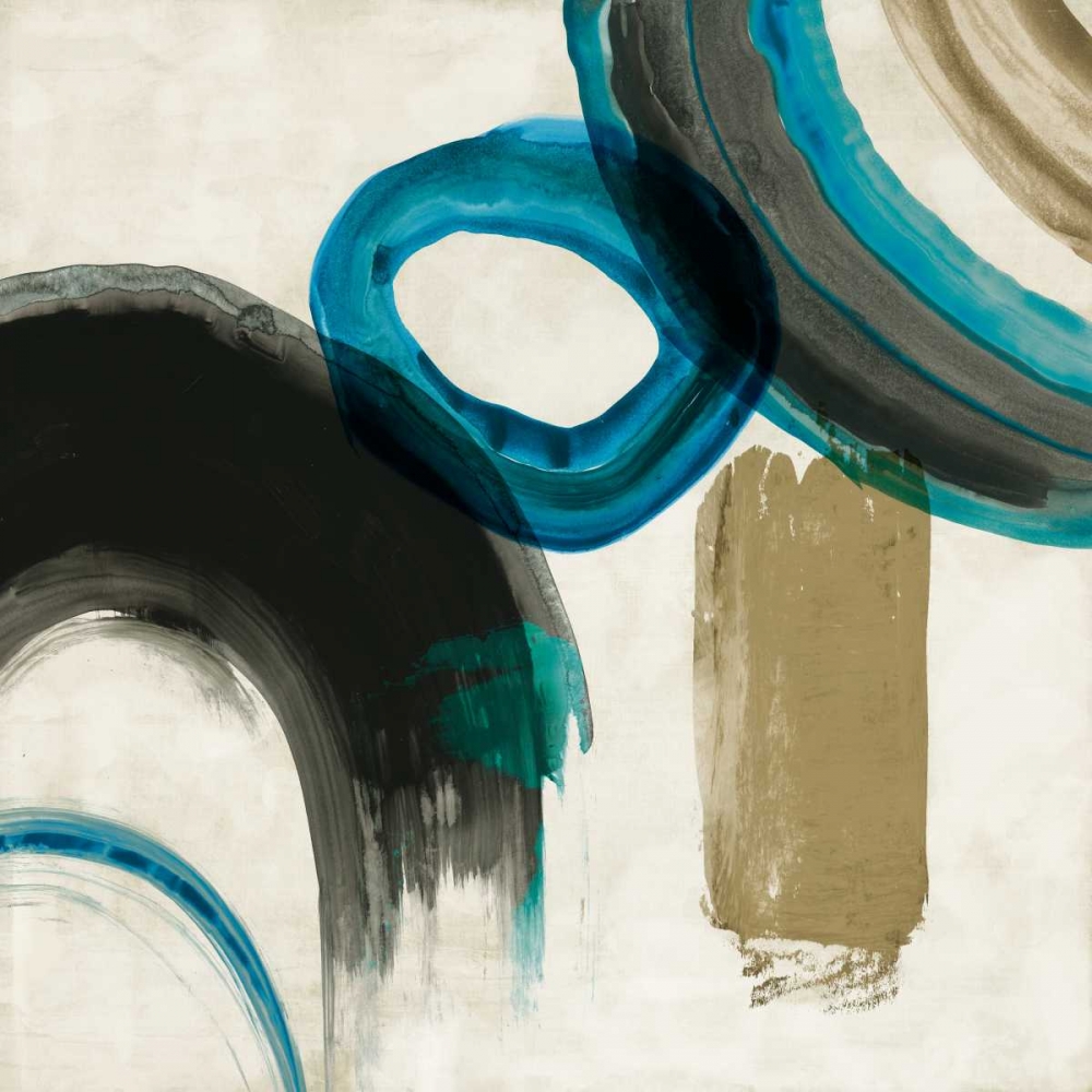 Blue Ring II art print by PI Galerie for $57.95 CAD