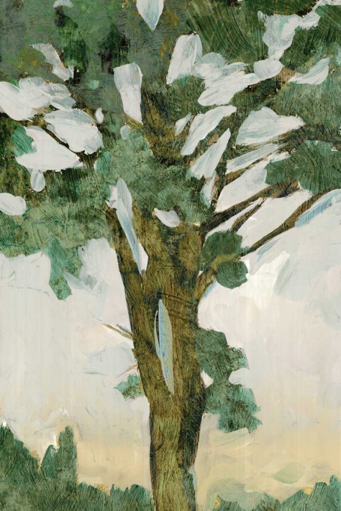 Green Tree Line I art print by PI Galerie for $57.95 CAD