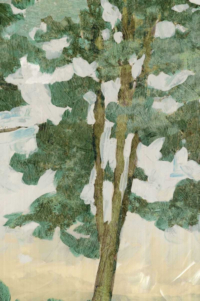 Green Tree Line II art print by PI Galerie for $57.95 CAD