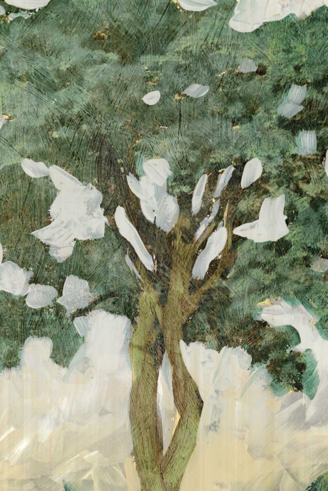 Green Tree Line III art print by PI Galerie for $57.95 CAD