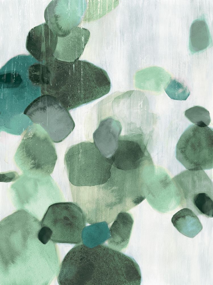Shadow Pebbles I Mint Version art print by PI Studio for $57.95 CAD