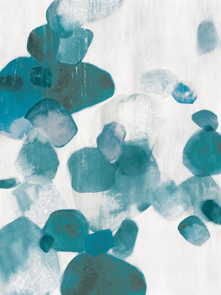 Shadow Pebbles I Teal Version art print by PI Studio for $57.95 CAD