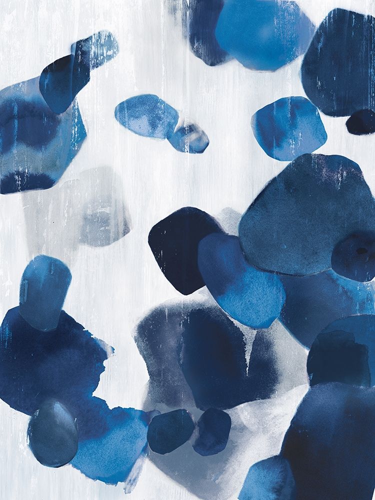 Shadow Pebbles II Indigo Version art print by PI Studio for $57.95 CAD
