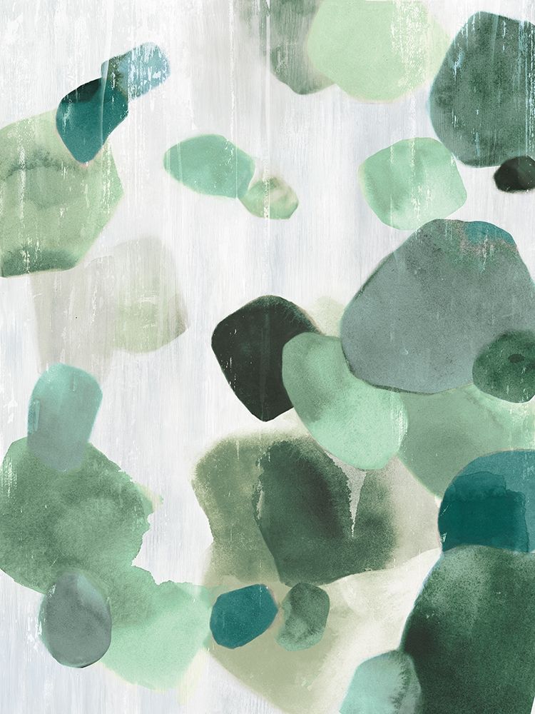 Shadow Pebbles II Mint Version art print by PI Studio for $57.95 CAD