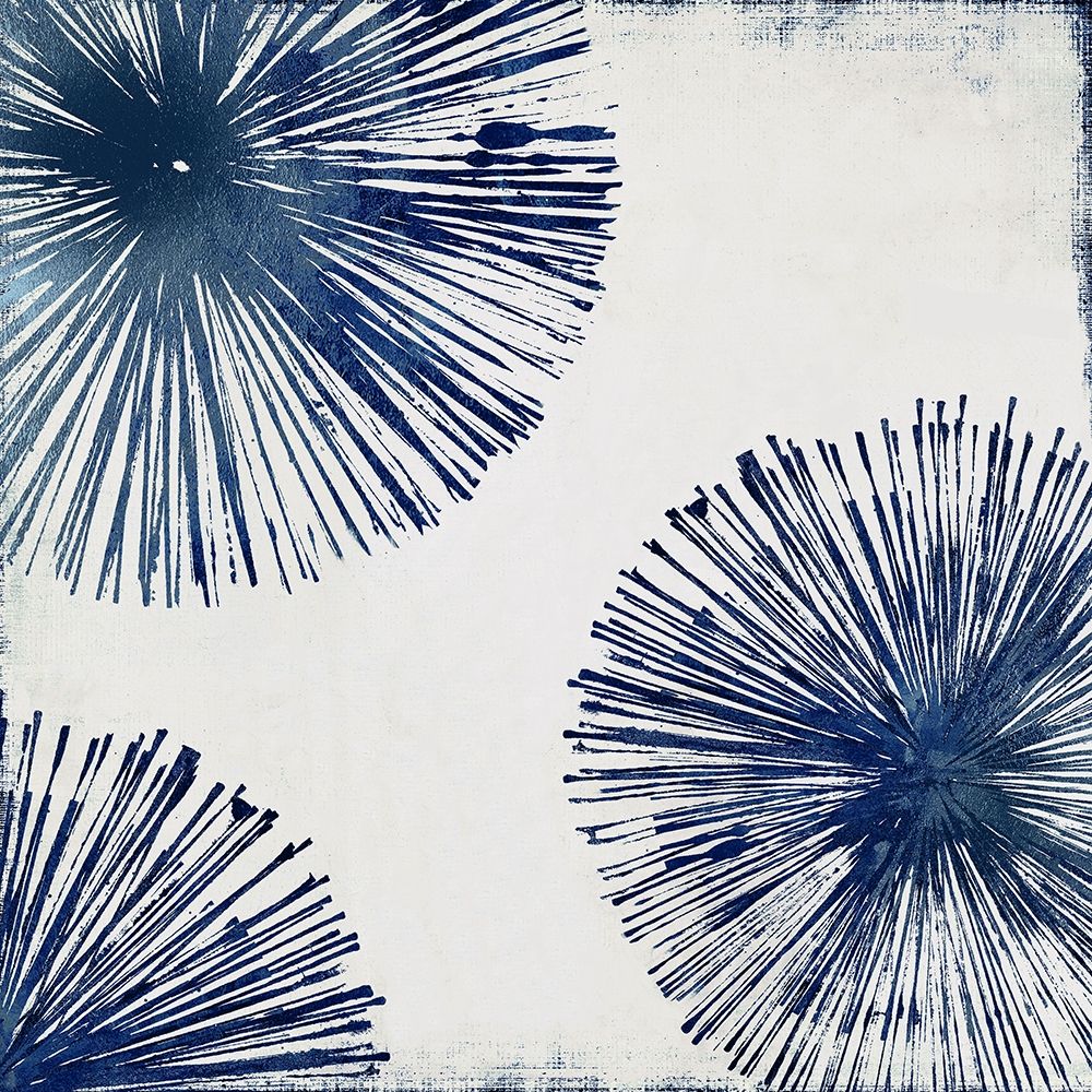 Gold Star II - Indigo art print by PI Studio for $57.95 CAD