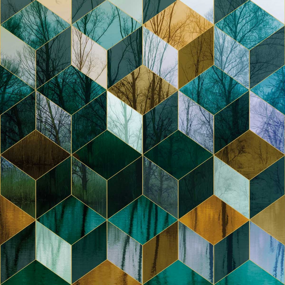 Kaleidescope Visions III art print by PI Galerie for $57.95 CAD