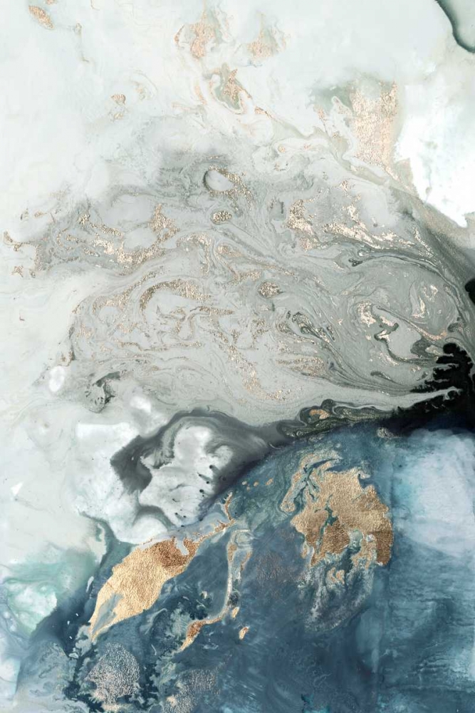 Ocean Splash I Indigo Version art print by PI Studio for $57.95 CAD