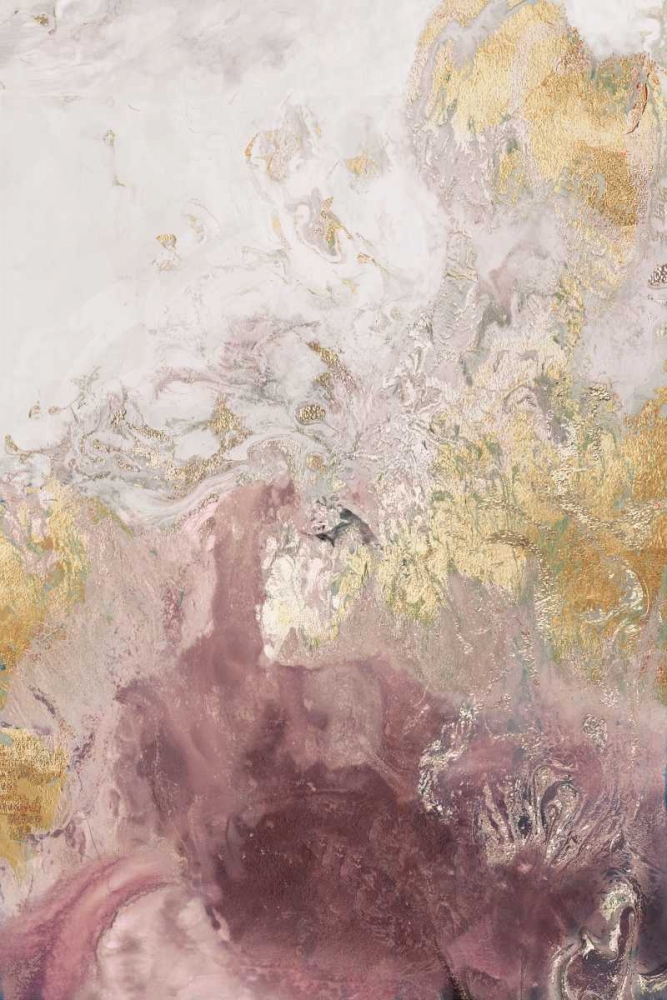 Ocean Splash II Burgundy Version art print by PI Studio for $57.95 CAD
