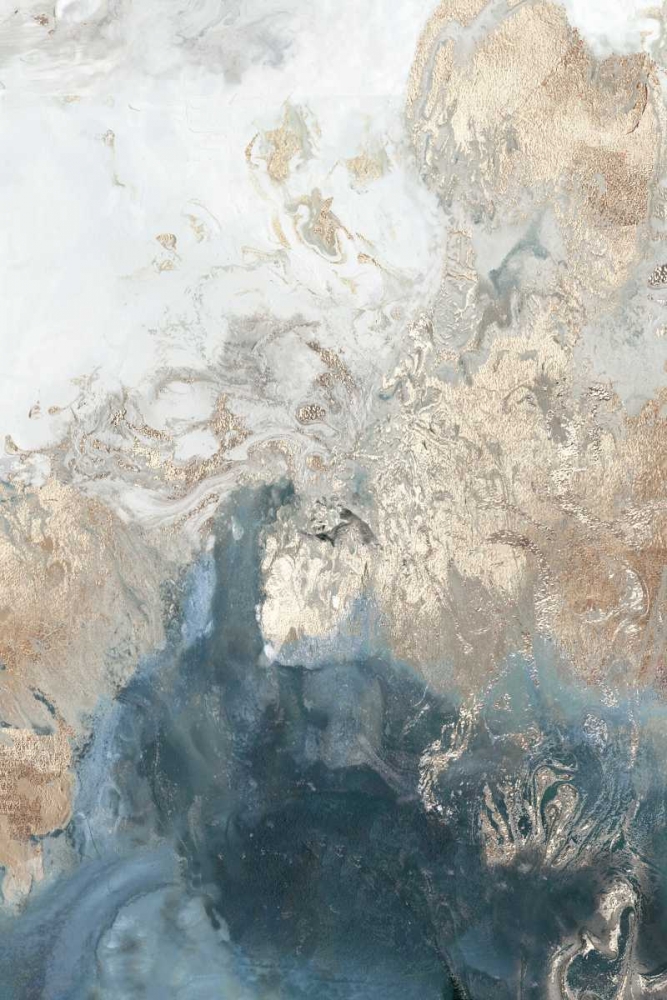 Ocean Splash II Indigo Version art print by PI Studio for $57.95 CAD