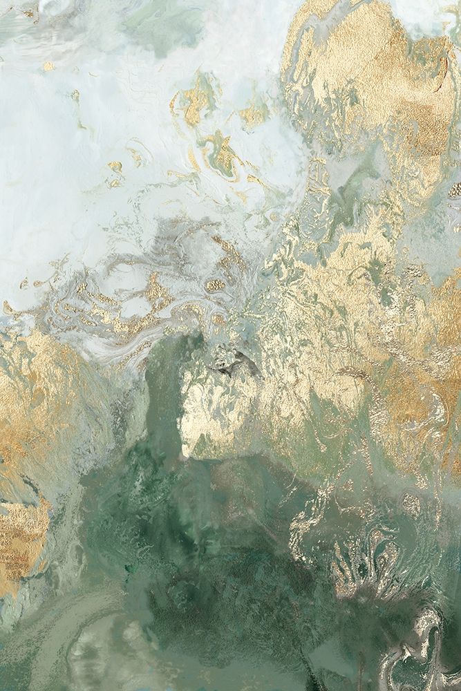 Ocean Splash II Mint Version art print by PI Studio for $57.95 CAD
