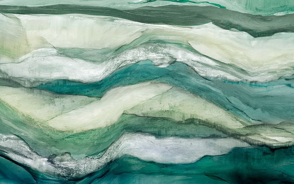 Waves Mint Version art print by PI Studio for $57.95 CAD