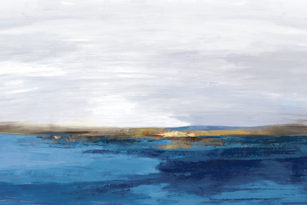Pastoral Landscape Indigo Version art print by PI Studio for $57.95 CAD