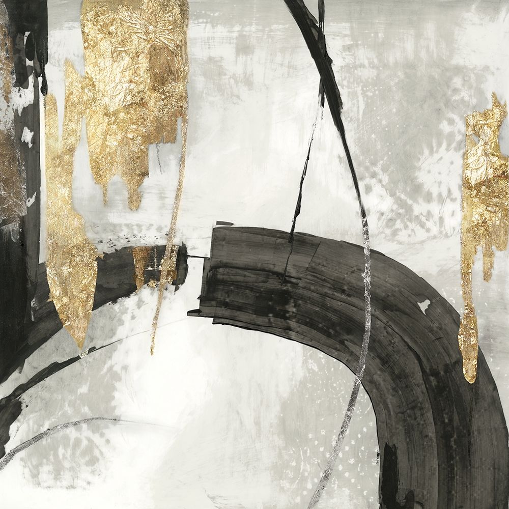 Black Ink I Gold Version art print by PI Studio for $57.95 CAD