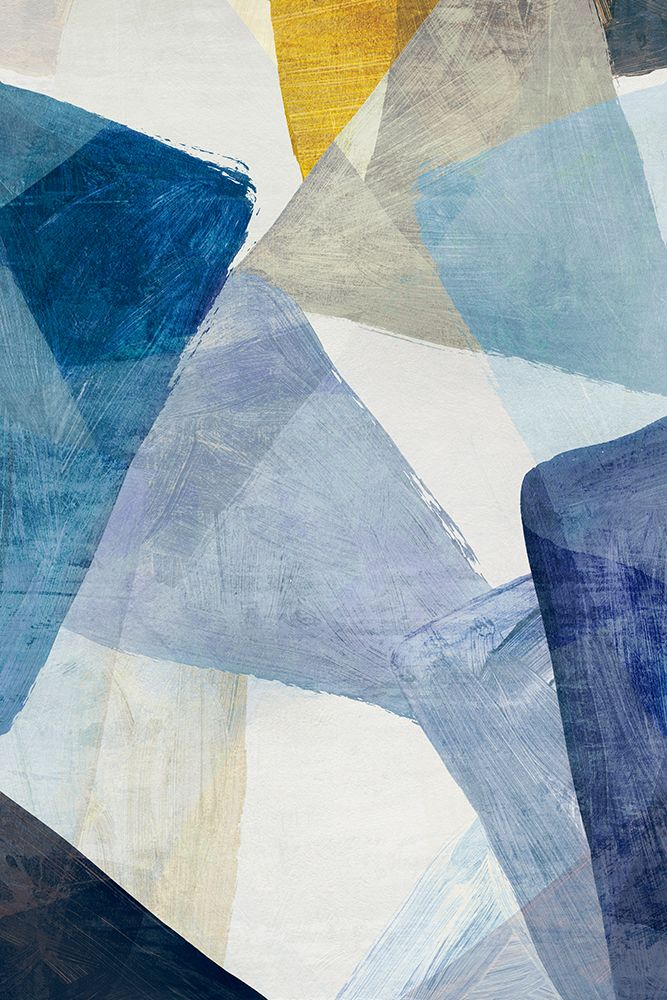 Blue Geometric I Indigo Version art print by PI Studio for $57.95 CAD