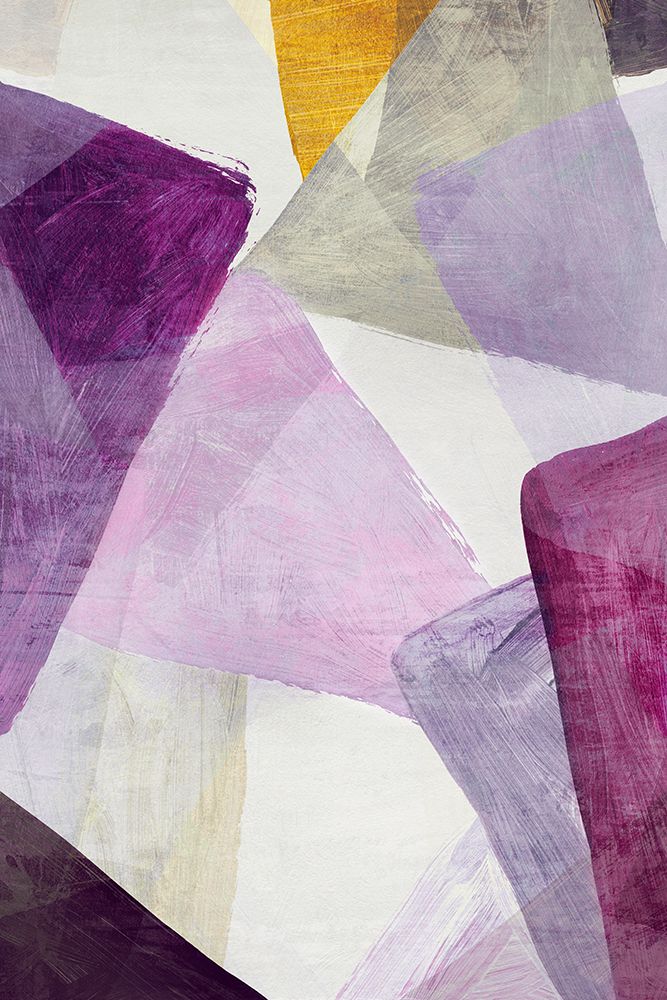 Blue Geometric I Lavender Version art print by PI Studio for $57.95 CAD