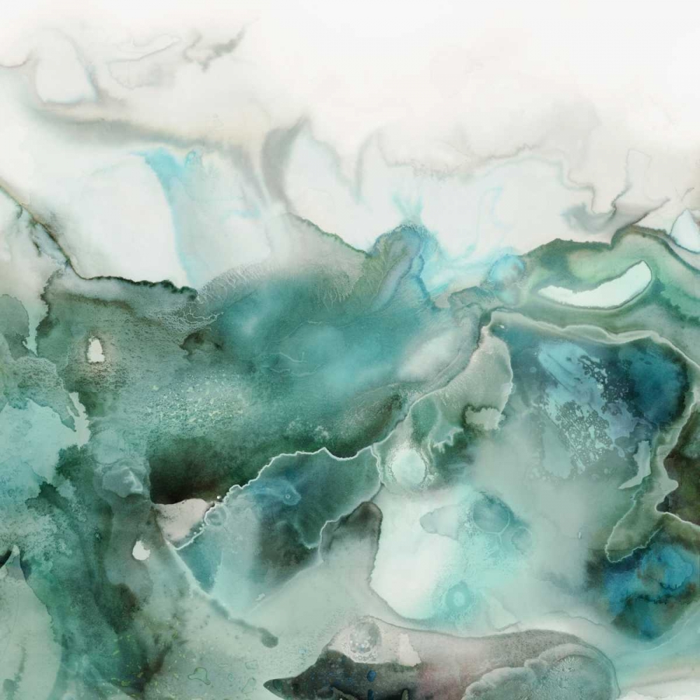 Mint Bubbles I art print by PI Studio for $57.95 CAD
